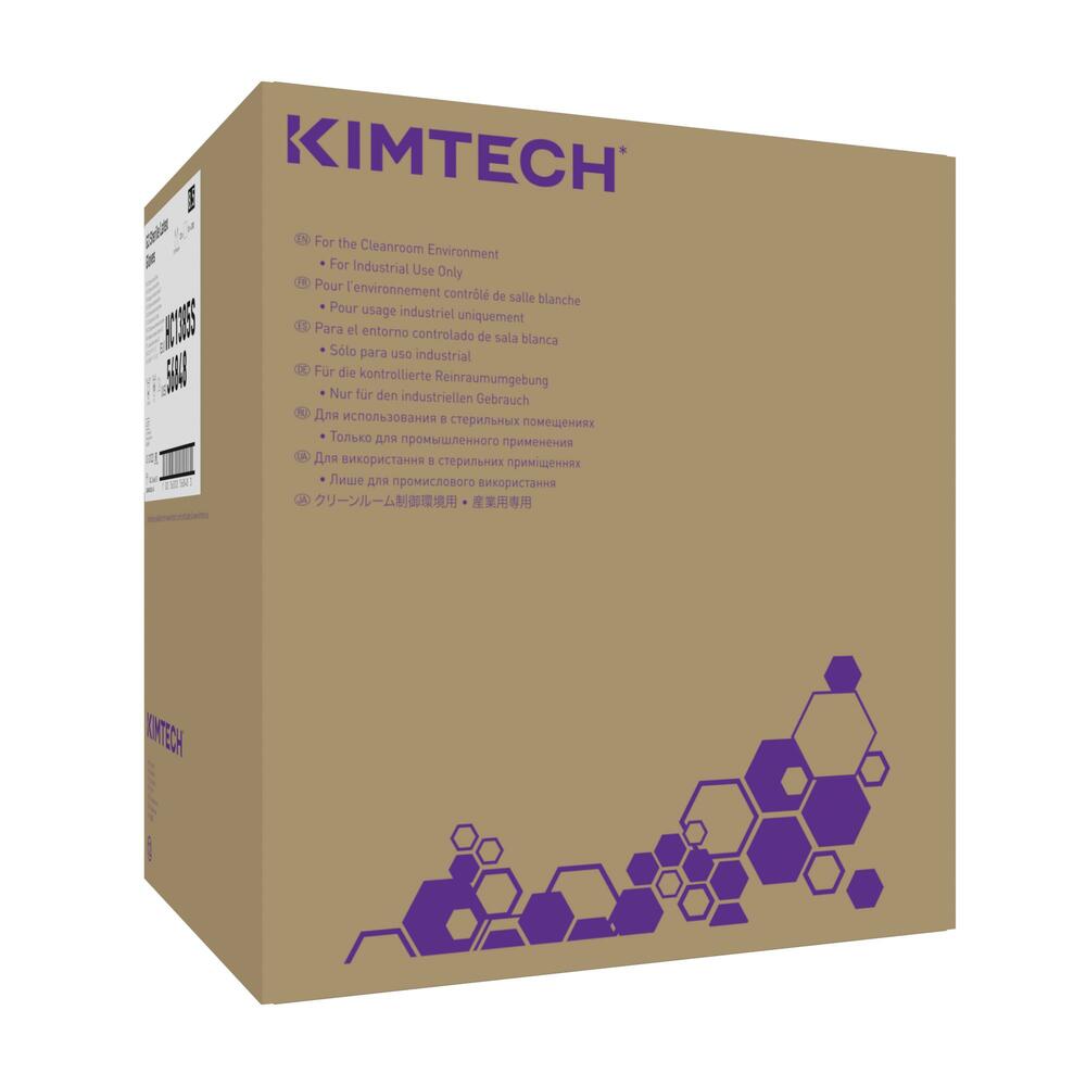 Gants de forme anatomique stériles en latex Kimtech™ G3 - HC1385S, couleur naturelle, taille 8,5, 10 x 20 paires (400 gants), longueur 30,5 cm - HC1385S