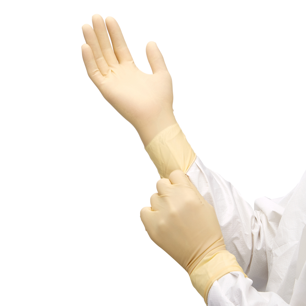 Kimtech™ PFE-Xtra Latex Ambidextrous Gloves 50503M - White, L, 10x50 (500 gloves) - 50503