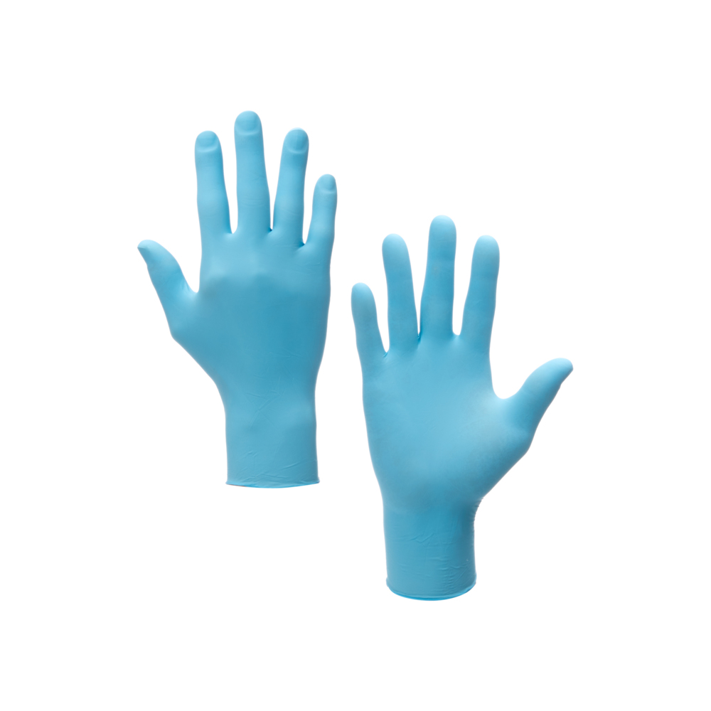 Gants ambidextres en nitrile bleu Kimtech™ - 97984, bleu, taille L, 10 x 100 (1 000 gants) - 97984