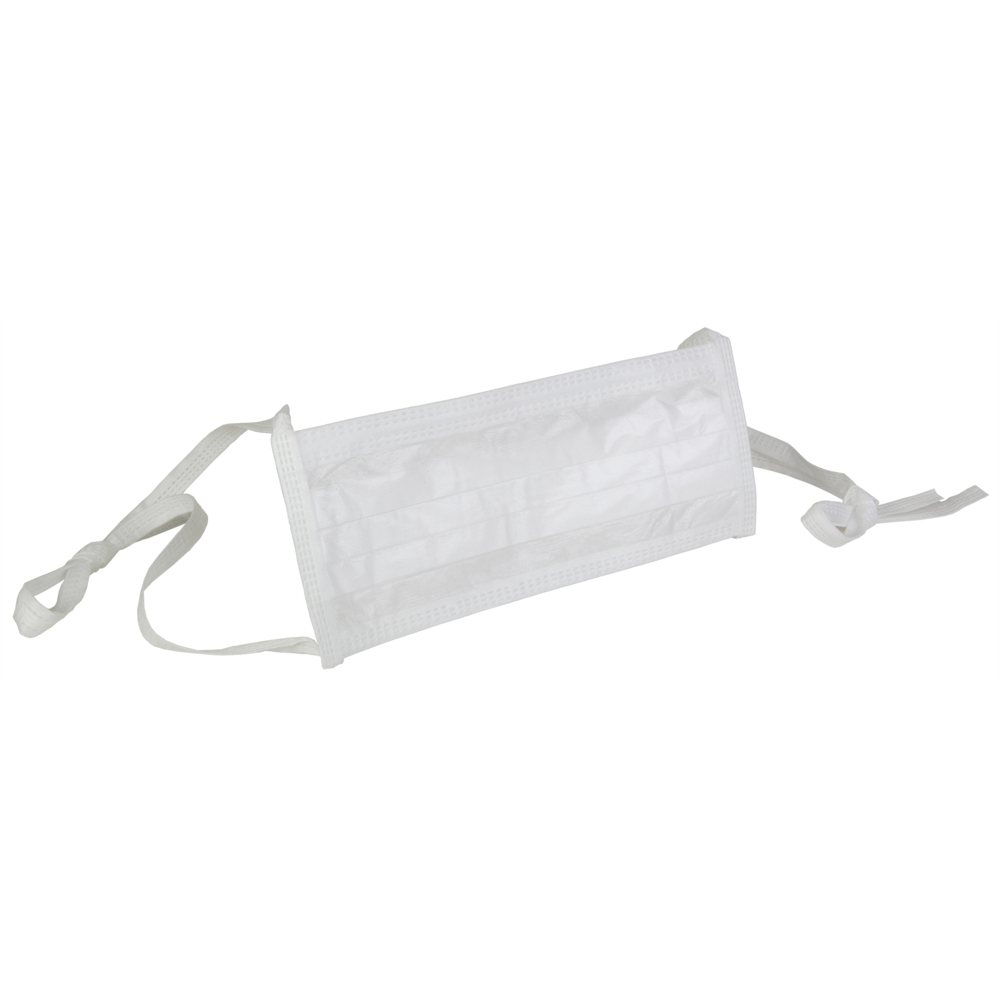 Kimtech™ M3 Certifed Sterile Pleat-Style Face Mask with ties 62494 - 23 cm width, 200 sterile face masks - 62494