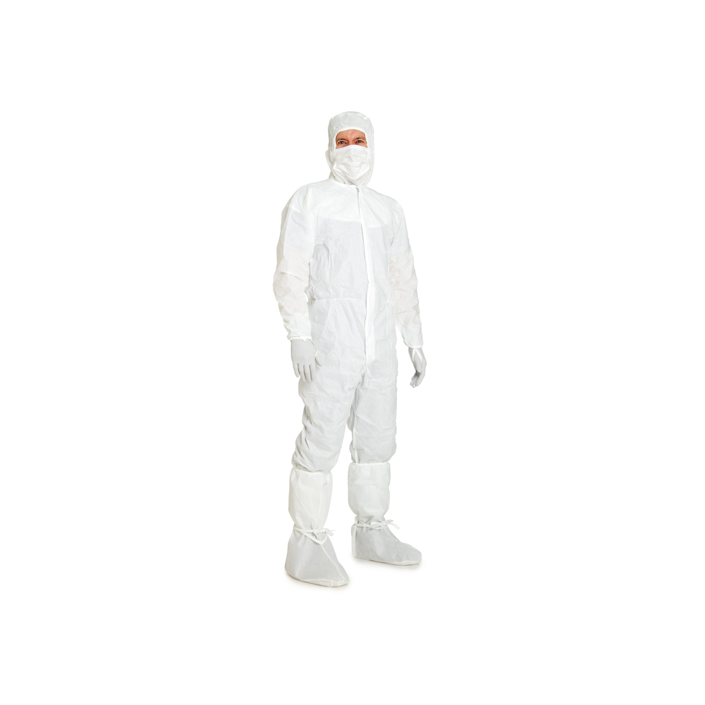 Kimtech™ A5 sterile Überziehstiefel mit rutschfester Sohle 88808 – weiß, Einheitsgröße, 1x200 (insgesamt 200 Stück) - 88808