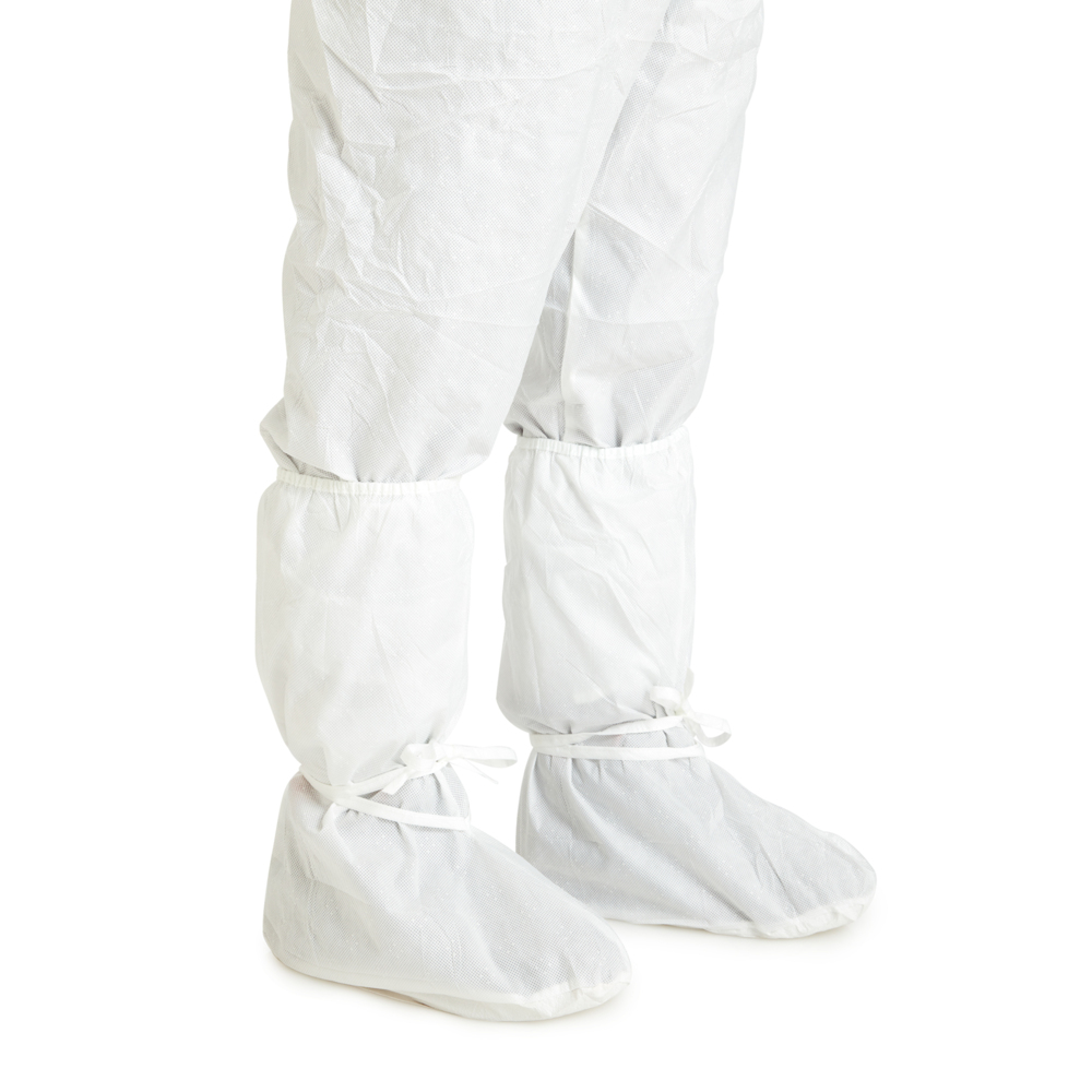 Kimtech™ A5 sterile Überziehstiefel mit Vinyl-Fußeinfassung 31683, weiß, S, 1x200 (insgesamt 200 Stück) - 31683