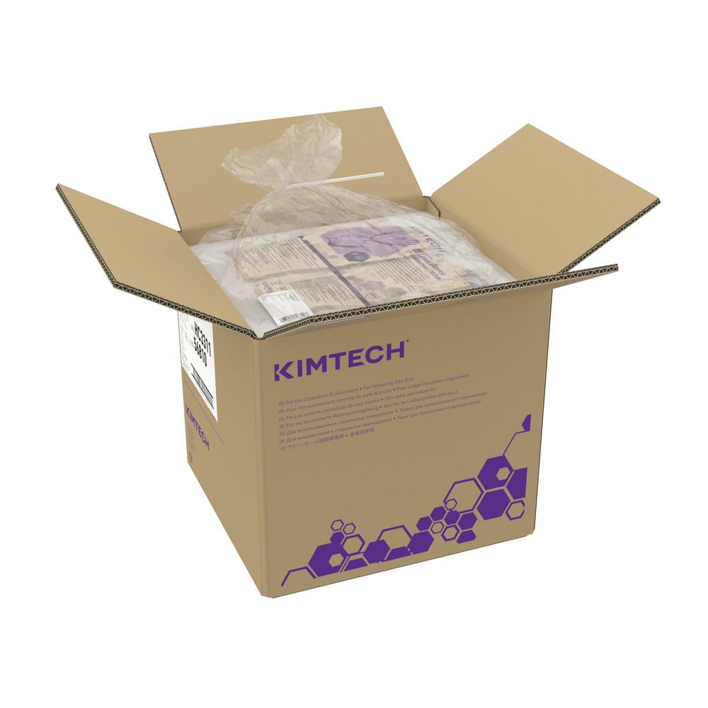 Gants ambidextres en latex Kimtech™ G5 - HC3311, couleur naturelle, taille M, 10 x 100 (1 000 gants) - HC3311