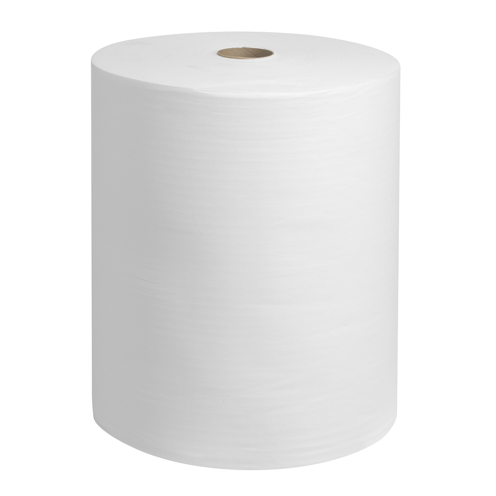 WypAll® X60 Cloths 6036 - 1 large roll x 750 white, 1 ply cloths