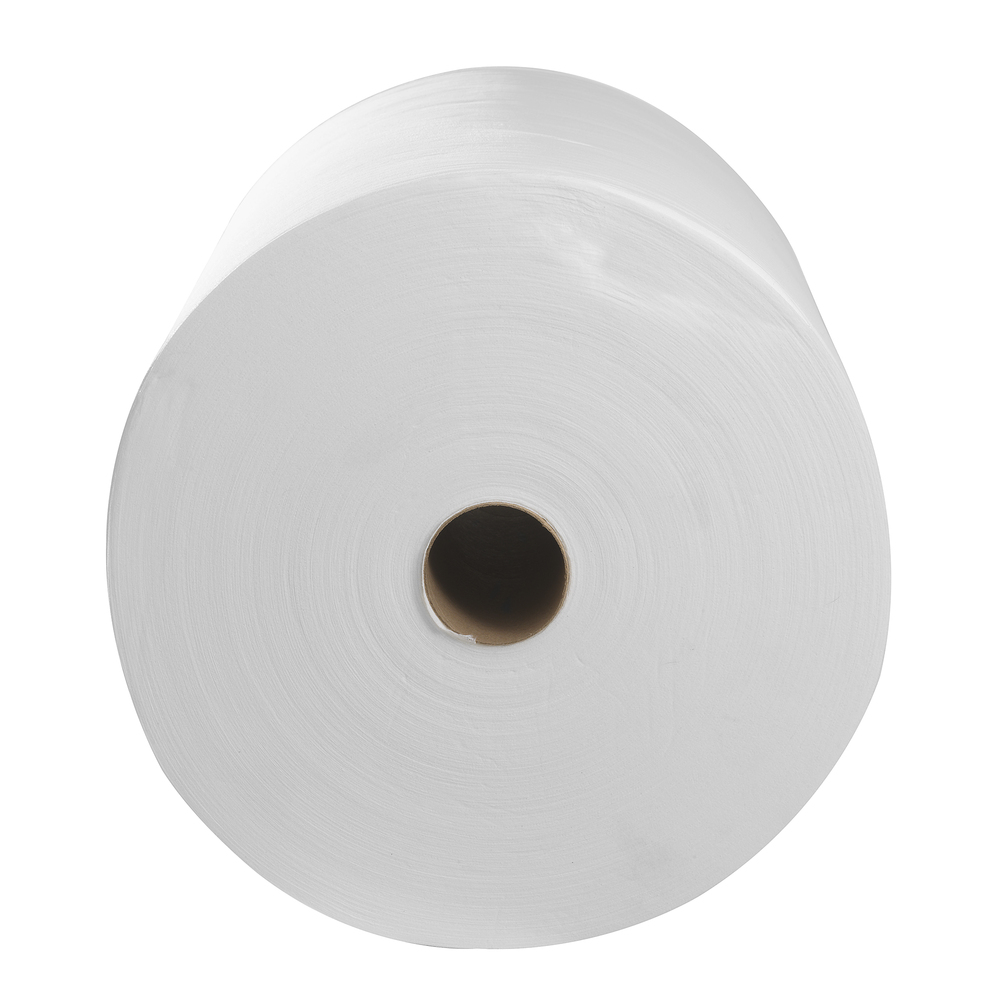 Chiffons WypAll® X60 6036 - 1 grand rouleau de 750 chiffons blancs, 1 épaisseur - 6036