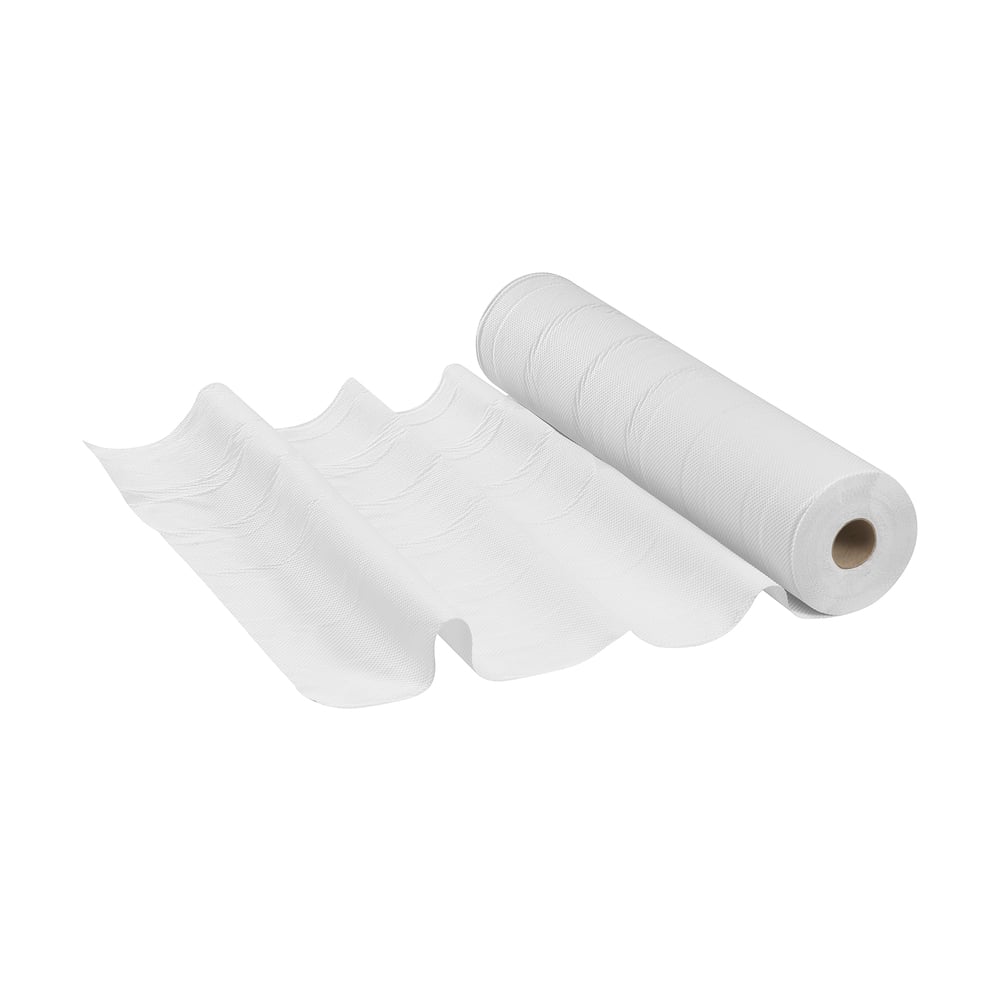 Scott® Essential™ Cubrecamillas (59 de ancho) 7162, 6 rollos x 198 hojas blancas de 1 capa - 7162