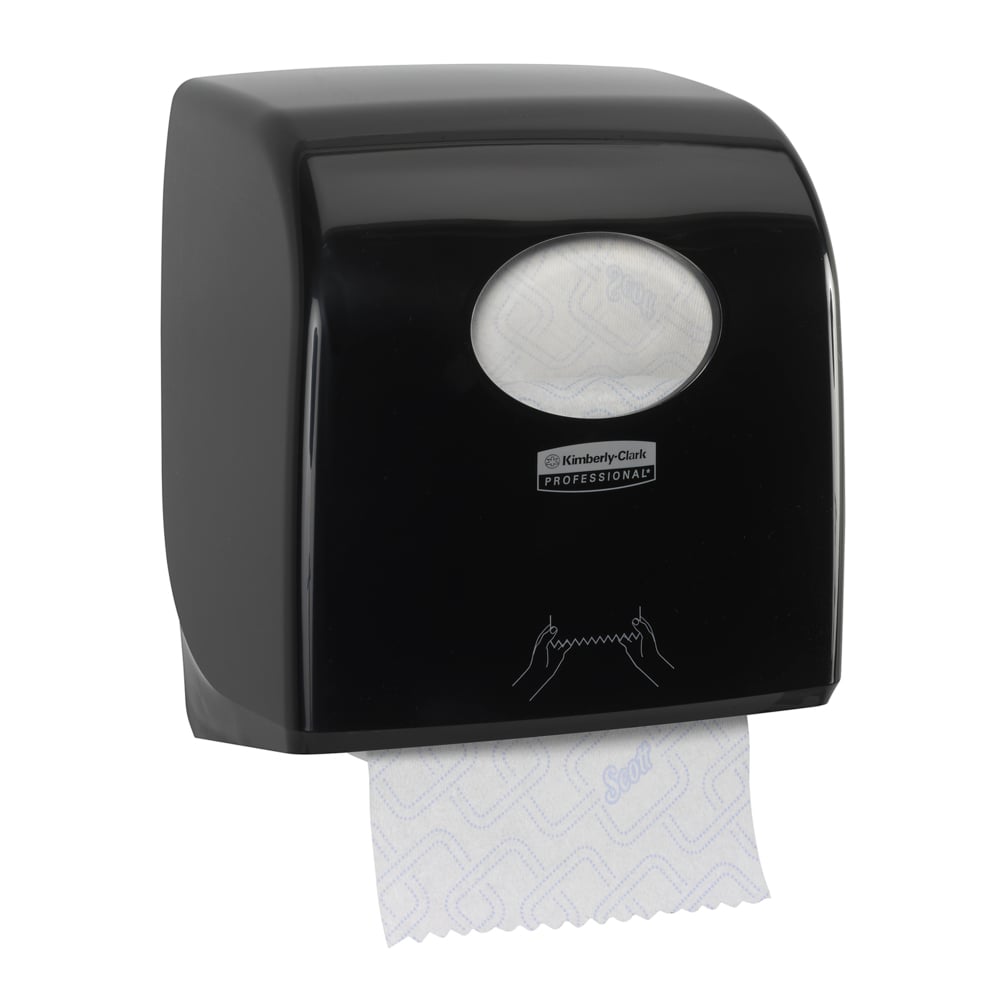 Aquarius™ Slimroll™ Rolhanddoek Dispenser 7956 - Zwart. - 7956