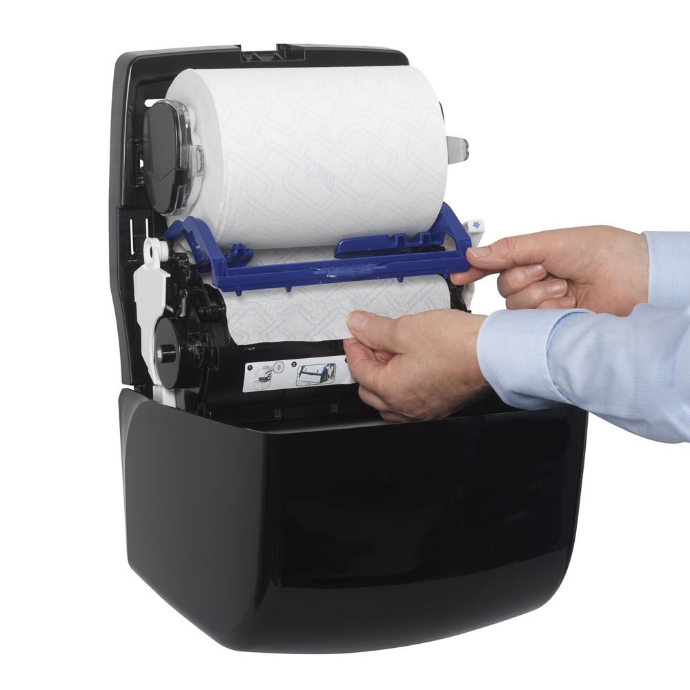 Aquarius™ Slimroll™ Rolhanddoek Dispenser 7956 - Zwart. - 7956