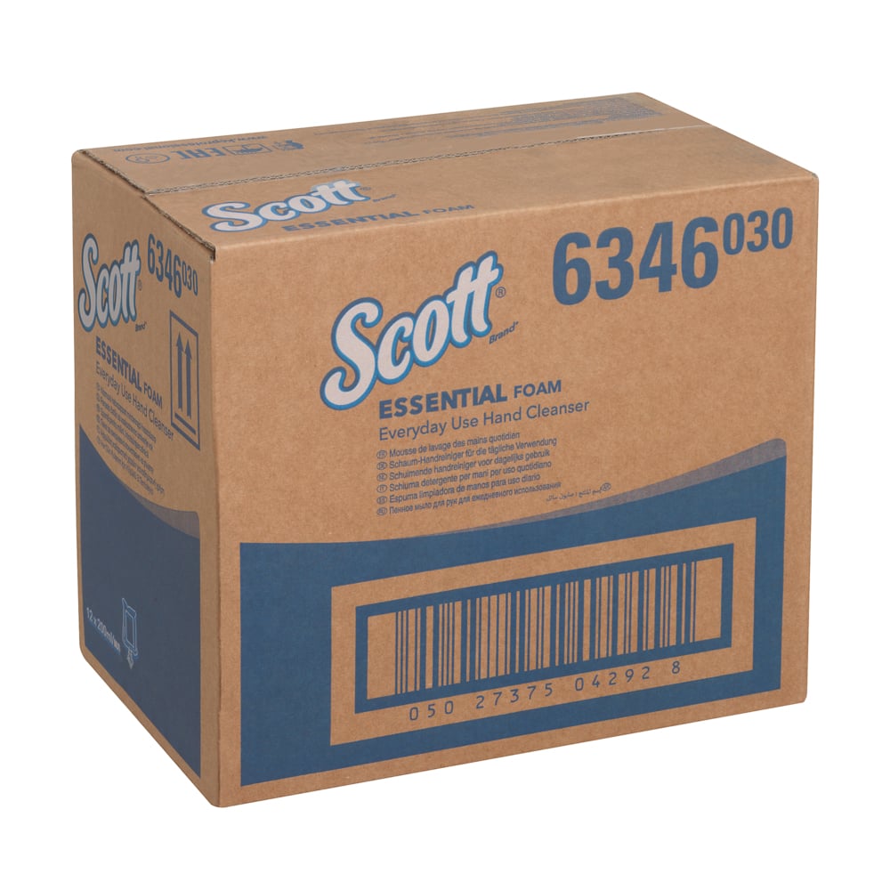 Scott® Essential™ Foam Handreiniger voor Dagelijks Gebruik 6346, Roze, 12 x 200 ml (2400 ml in totaal) - 6346