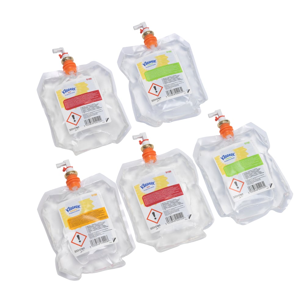 Kleenex® Botanics Aircare Fragrance Variety Refill 6191, clear, 5x300ml (1,500ml total)
