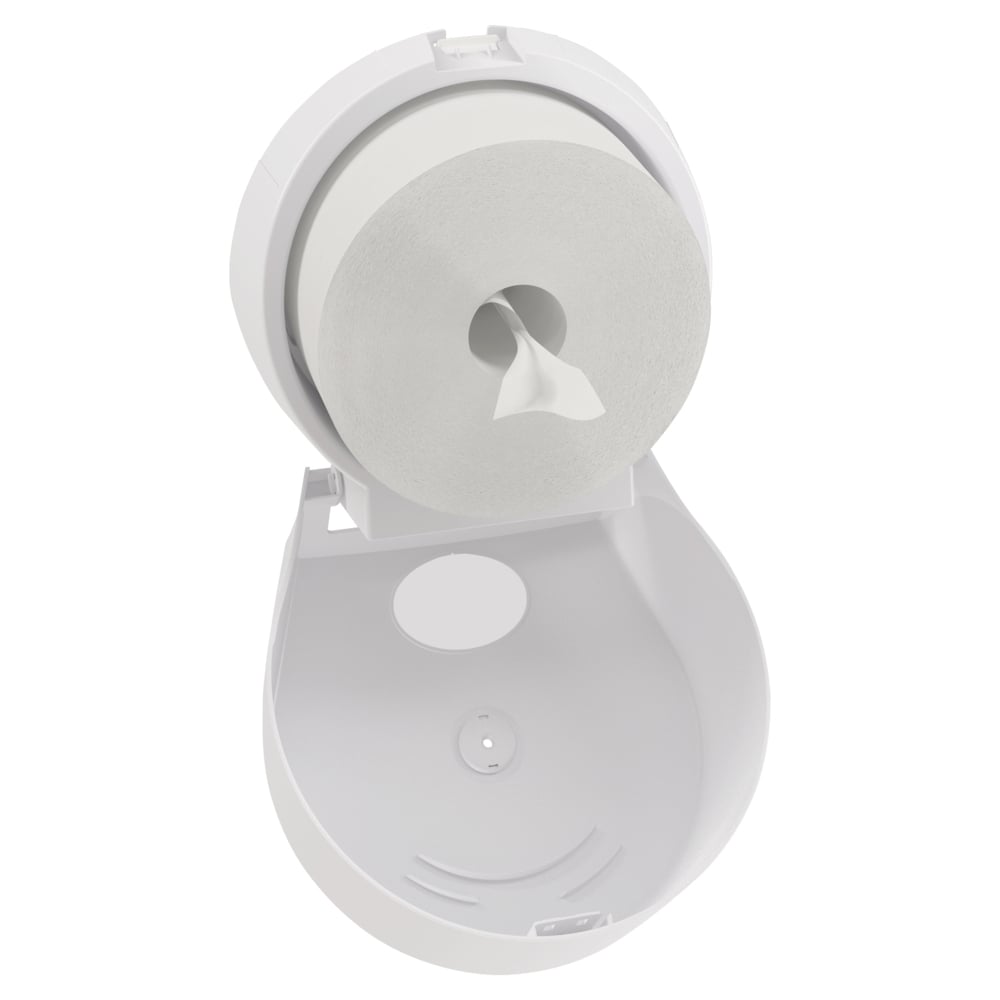 Distributeur de papier toilette Scott® Control™ 7046 - 1 x distributeur blanc de papier toilette en rouleau - 7046