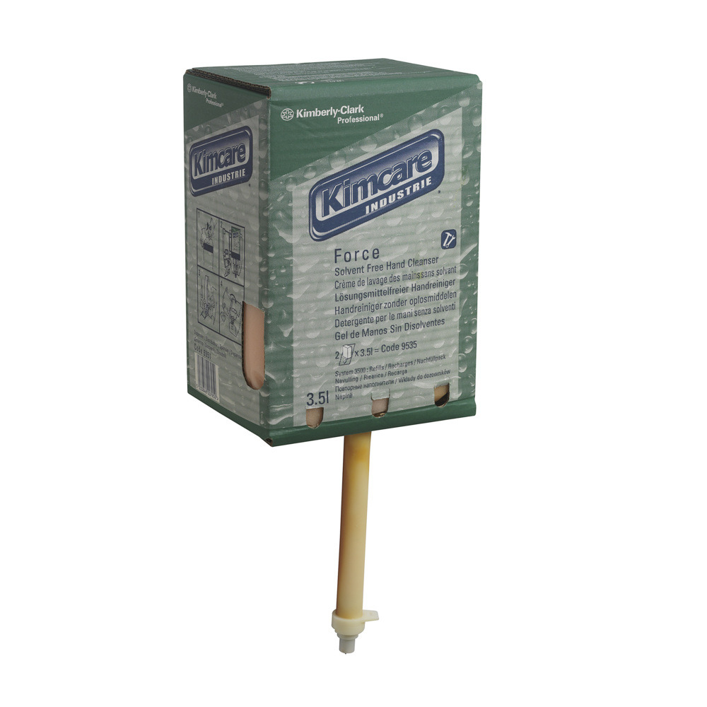 Crème de lavage des mains Kimcare™ Industrie Force Solvent-Free, 9535, rose, 2 x 3,5 L (7 L au total) - 9535