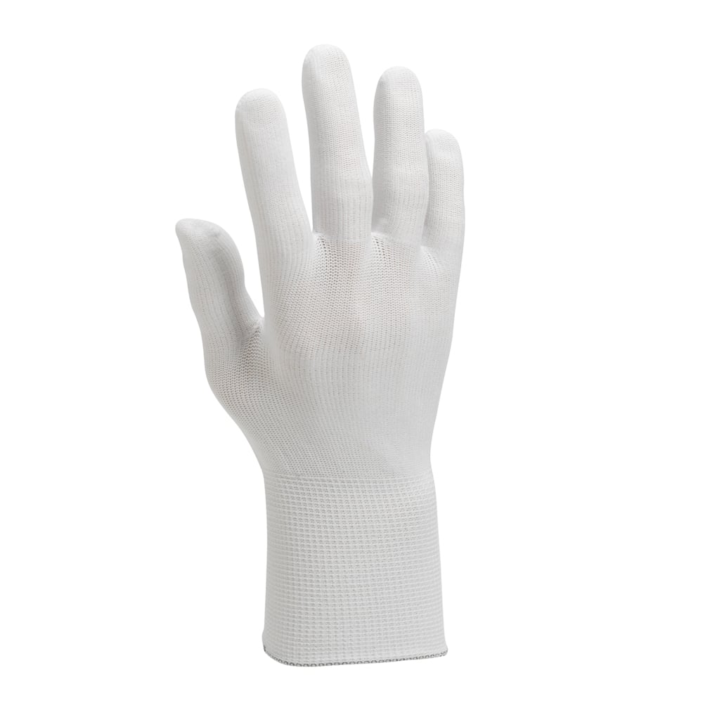KleenGuard® G35 Nylon Ambidextrous Gloves 38718 - White, M, 10x24 (240 gloves) - 38718