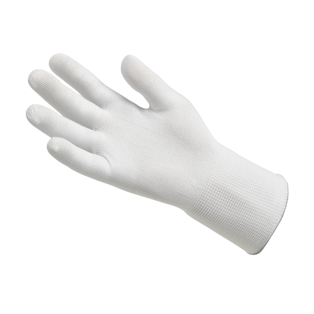 KleenGuard® G35 Nylon Ambidextrous Gloves 38718 - White, M, 10x24 (240 gloves) - 38718