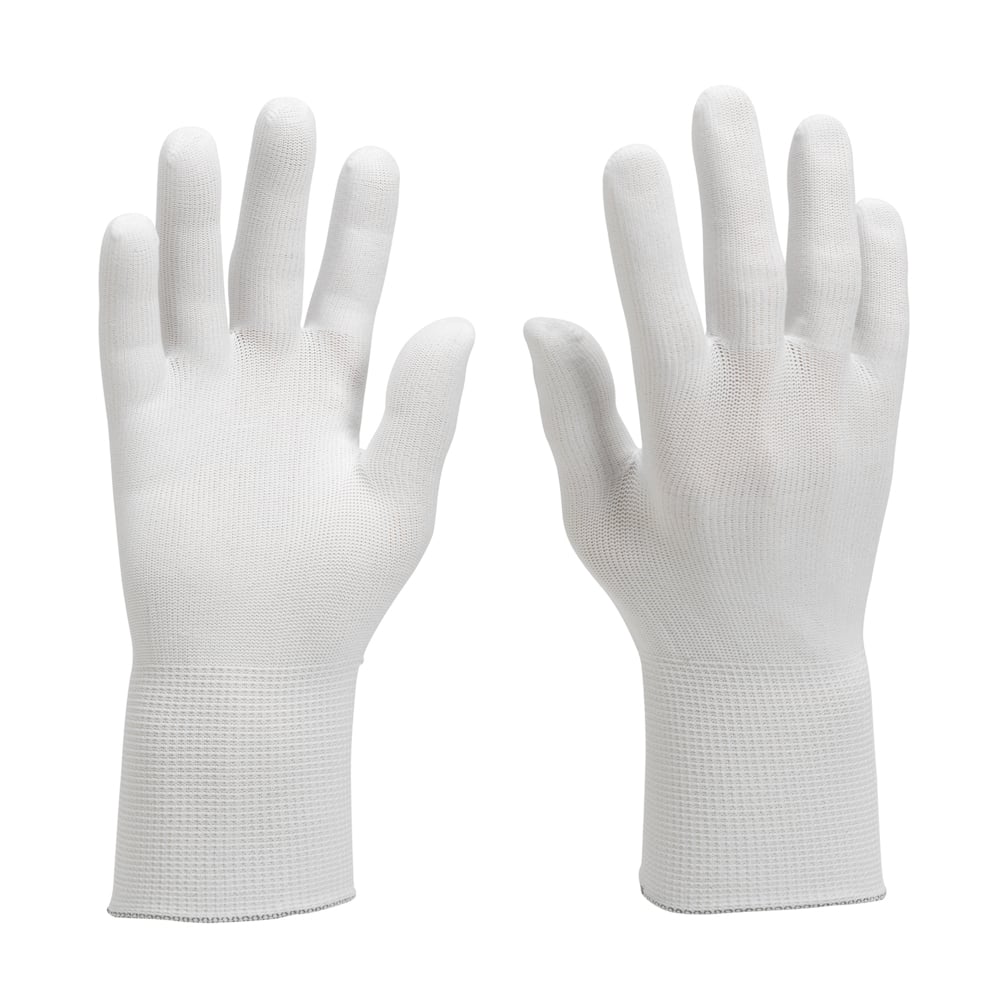 KleenGuard® G35 Nylon Ambidextrous Gloves 38720 - White, XL, 10x24 (240 gloves) - 38720