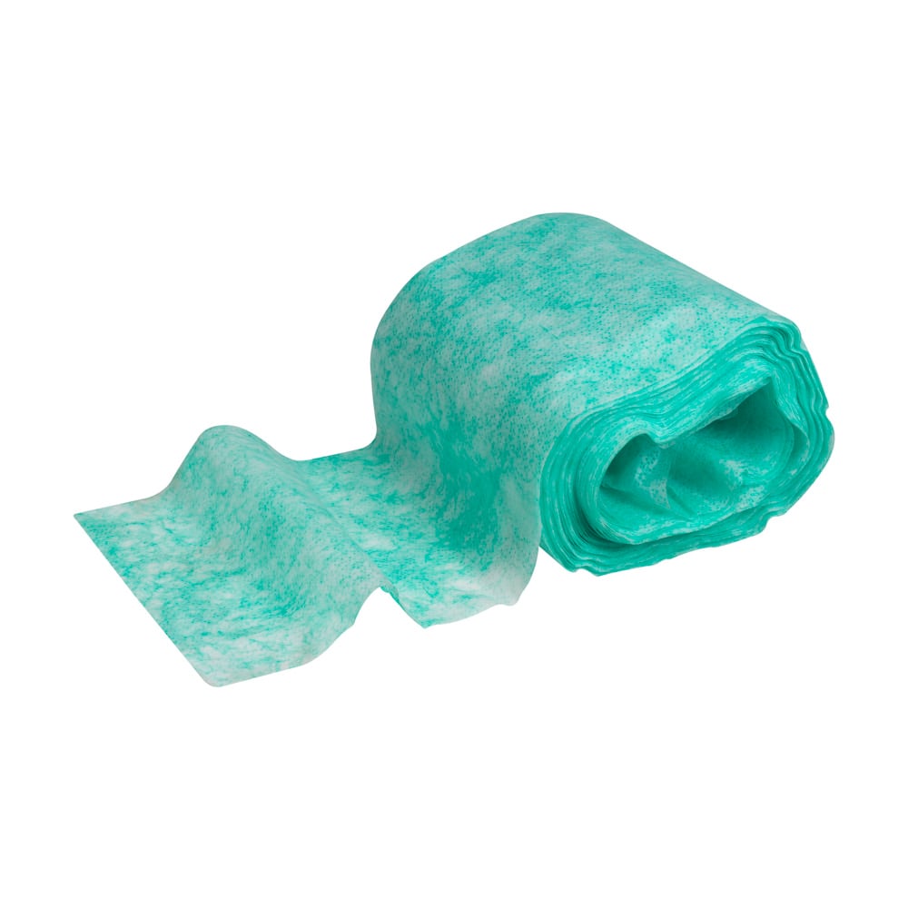 WypAll® Reinigingsdoeken Navulling 7776 - 75 groene, 1-laags geïmpregneerde doeken per polybag (omdoos bevat 6 zakken) - 7776