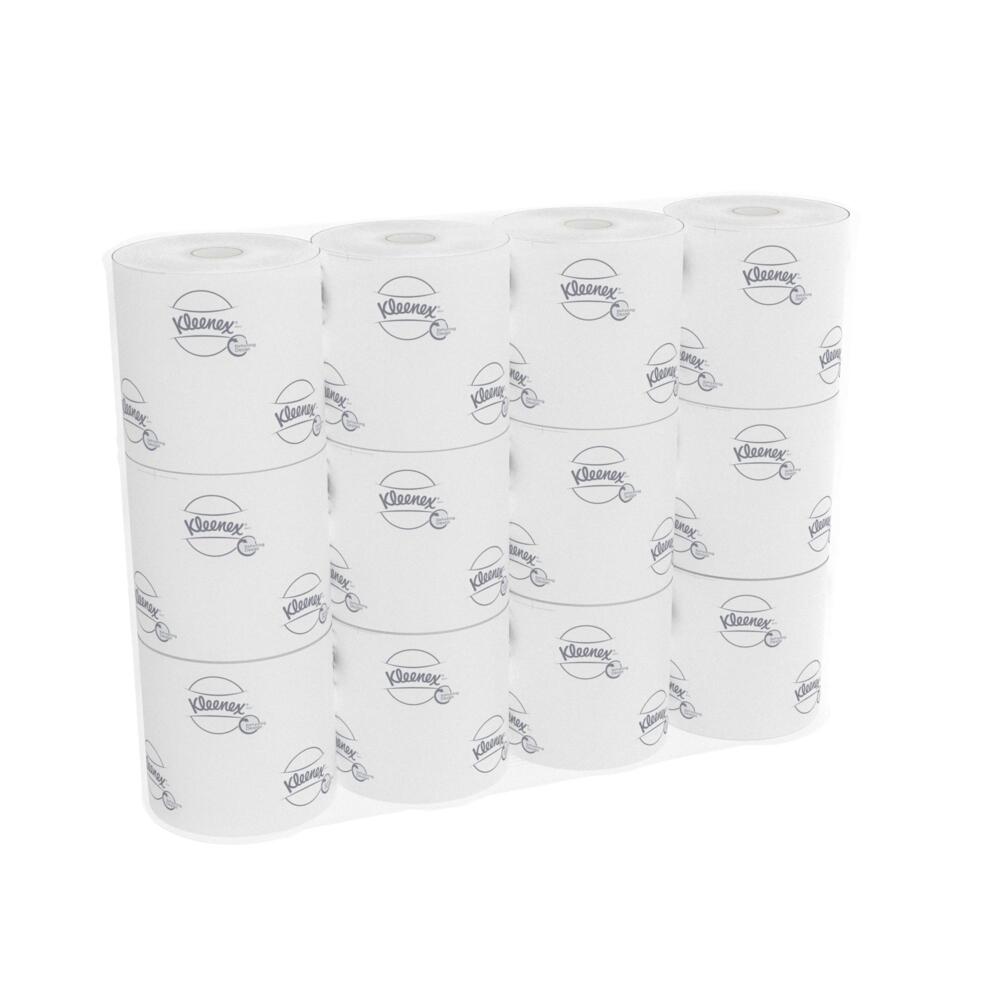 Papier toilette 2 épaisseurs Kleenex® 8438 - 96 x petits rouleaux de 250 feuilles (24 000 au total) - 8438