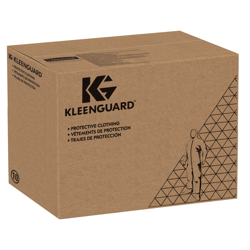 KleenGuard® A40 Überziehschuhe mit Sohle gegen Schmutz und Grobstaub 98720, weiß, XL, 1x200 (insgesamt 200 Stück) - 98720