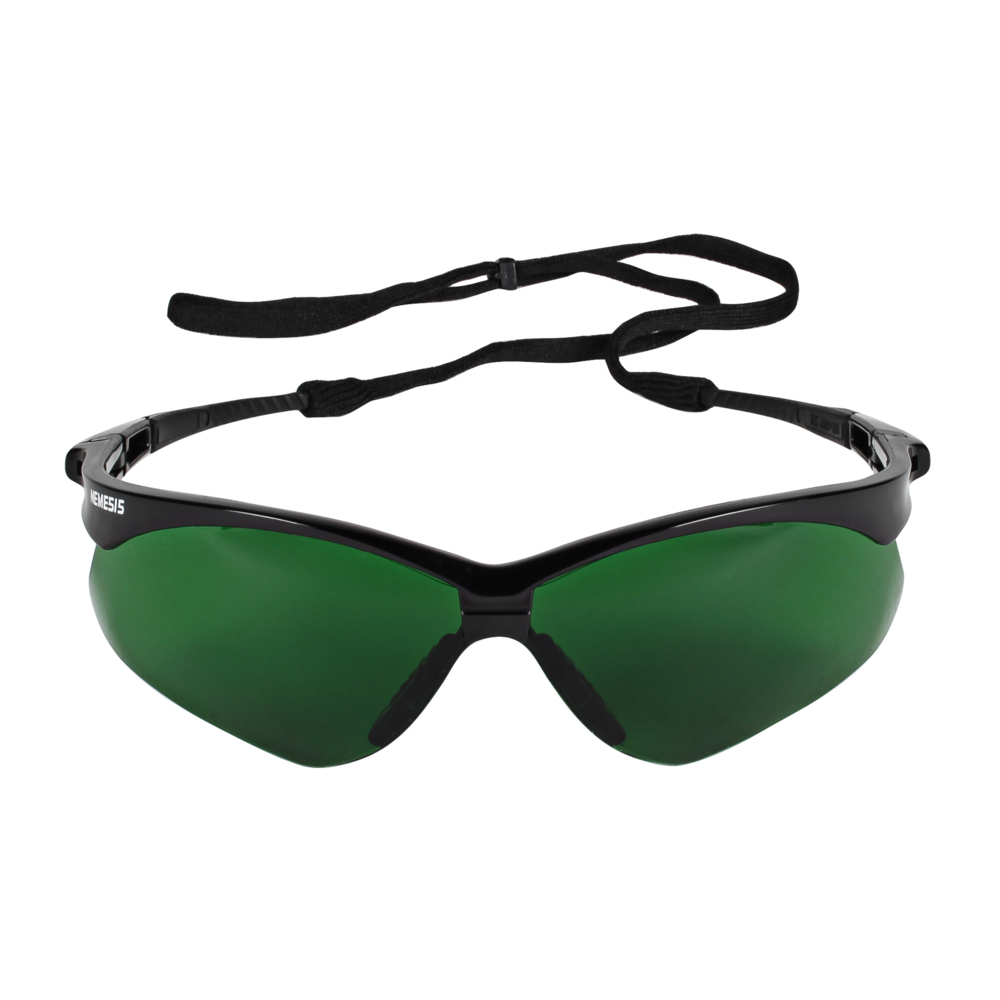 KleenGuard® V30 Nemesis IR/UV 3.0 Lens Oogbescherming 25692 - 12 Universele Brillen met Groene Lenzen per doos - 25692