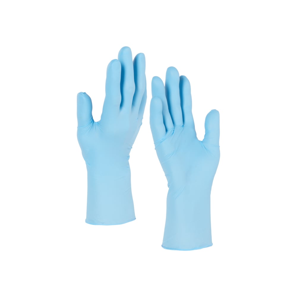 KleenGuard® G10 FleX Beidseitig tragbare Nitrilhandschuhe 38520 – Blau, M, 10x100 (1.000 Handschuhe) - 38520