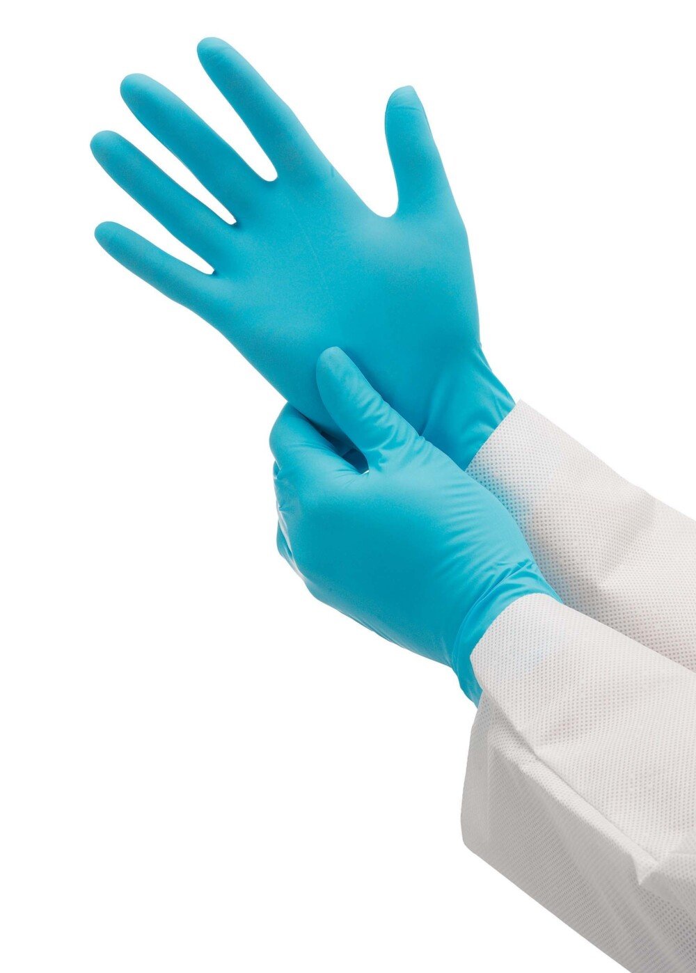 Gants ambidextres KleenGuard® G10 Nitrile 57371 - Bleu, S, 10 x 100 (1 000 gants) - 57371