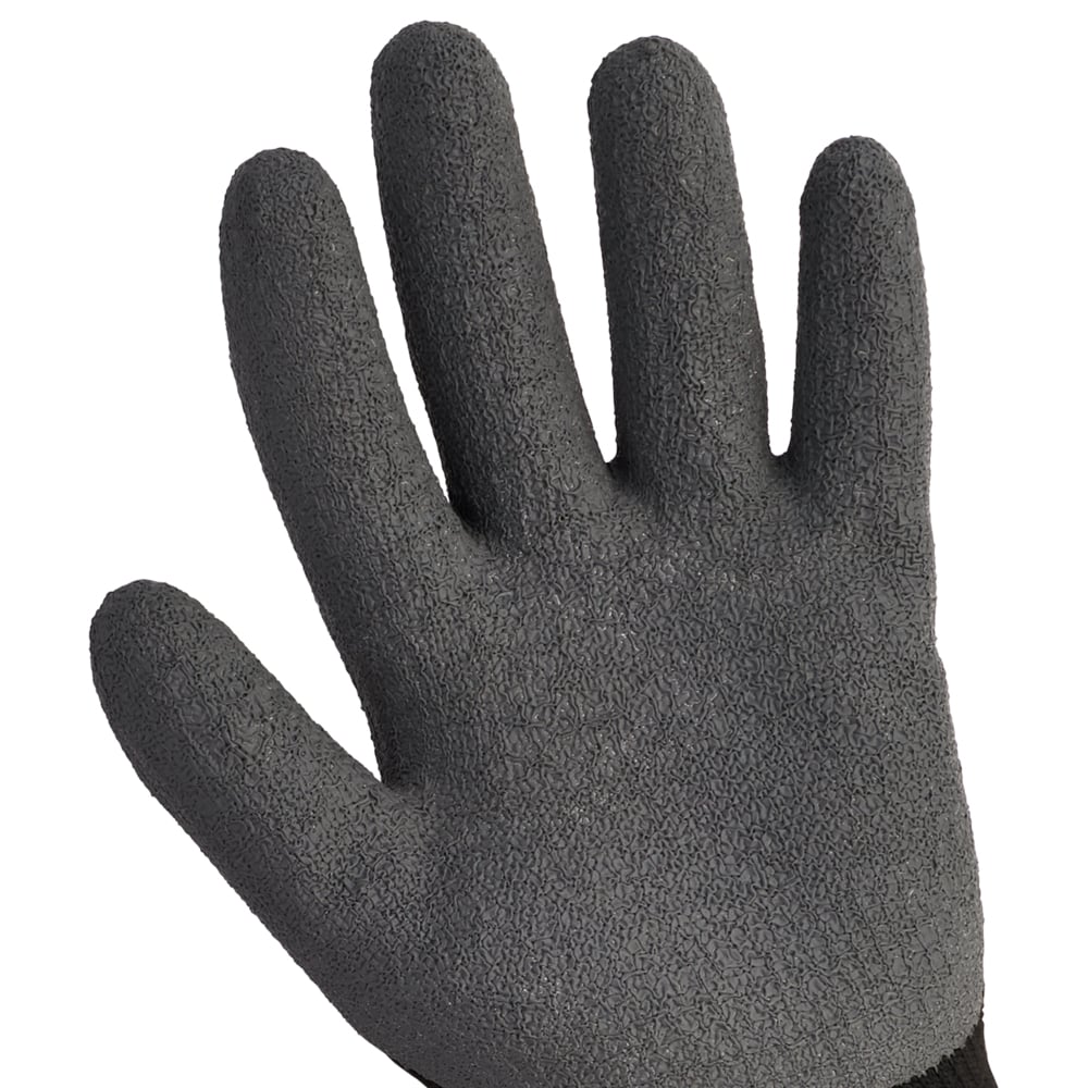 Gants de forme anatomique en latex KleenGuard® G40 97270 - Gris et noir, taille 7, 5 x 12 paires (120 pièces au total) - 97270