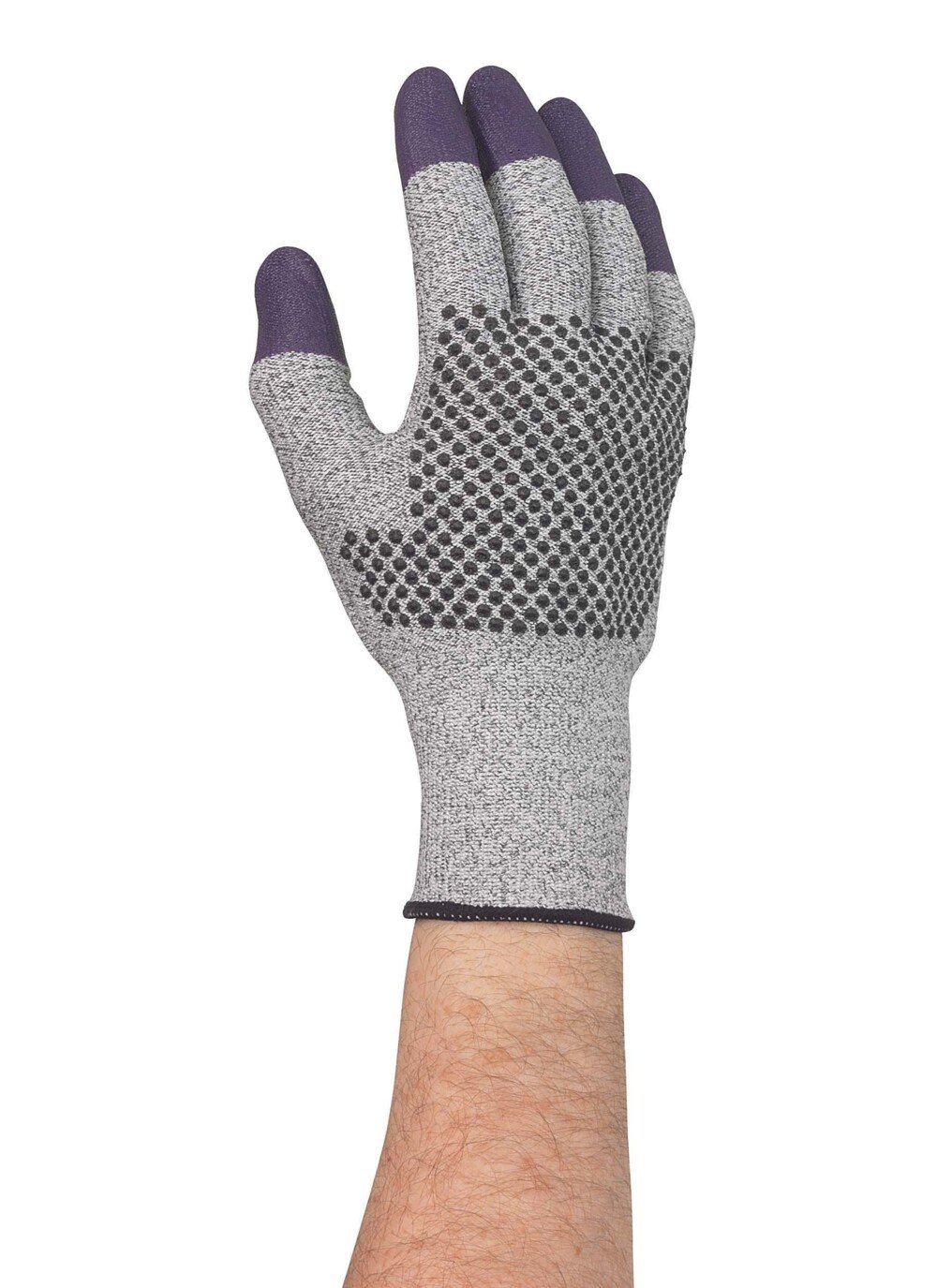 Gants KleenGuard® G60 Endurapro™ Dual Grip™ Purple Nitrile 97431 - Gris et violet, taille 8, 1 x 12 (12 gants) - 97431