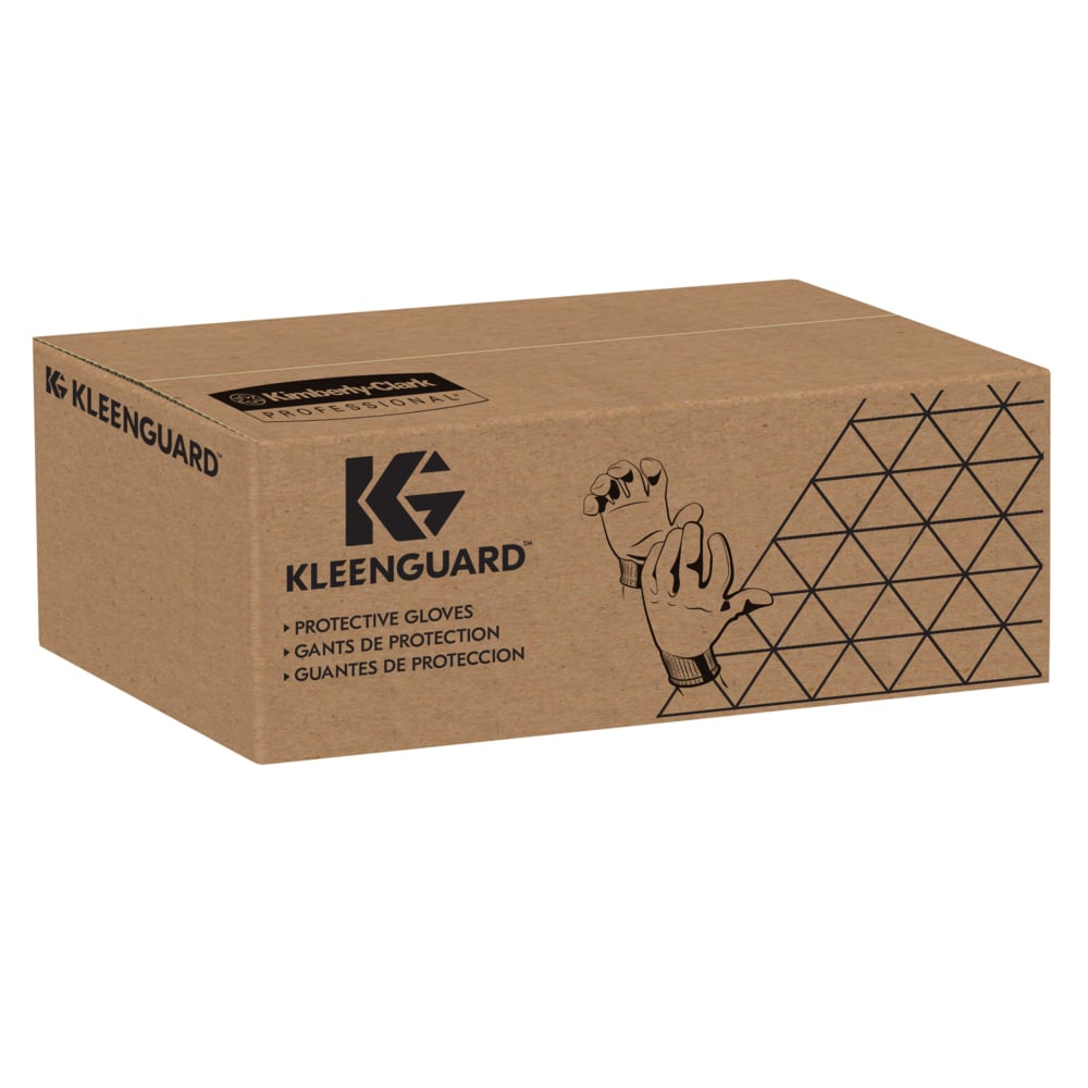KleenGuard® G40 Polyurethanbeschichtete handspezifische Handschuhe 38729 – Grau, 10, 5x12 Paare (120 Handschuhe) - 38729