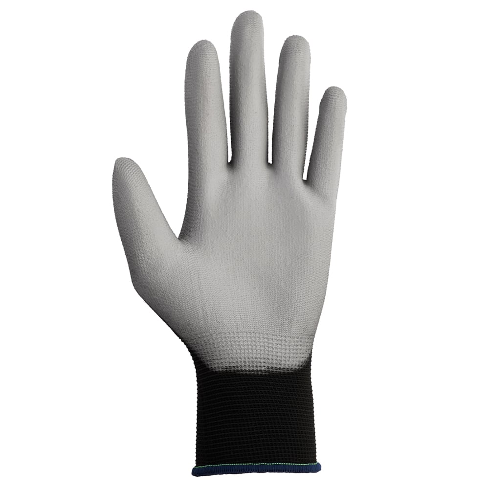 Gants de forme anatomique KleenGuard® G40 avec revêtement polyuréthane 38730 - Gris, taille 11, 5 x 12 paires (120 gants) - 38730