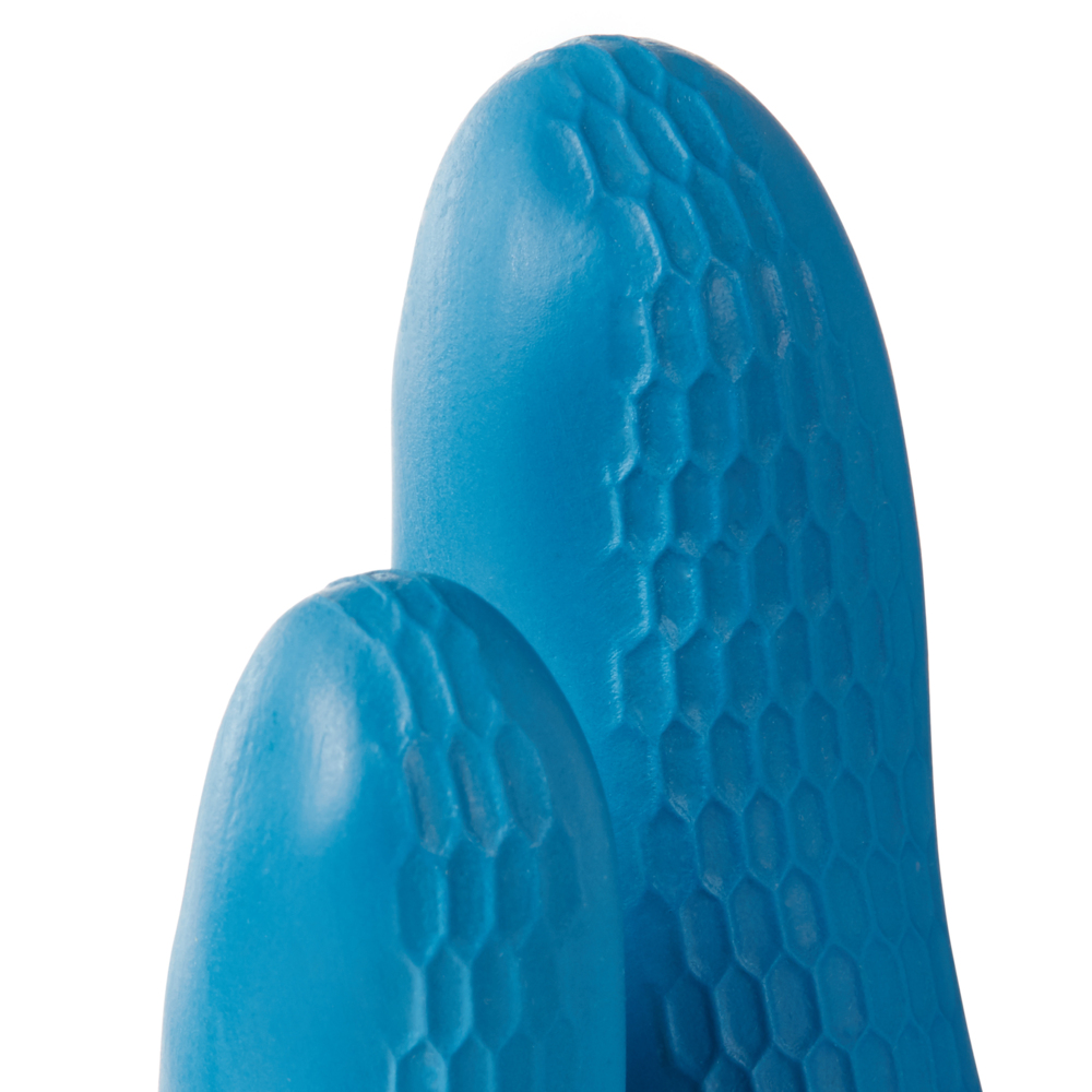 Gants de forme anatomique KleenGuard® G80 Néoprène résistants aux produits chimiques 38744 - Jaune et bleu, taille 10, 5 x 12 paires (120 gants) - 38744