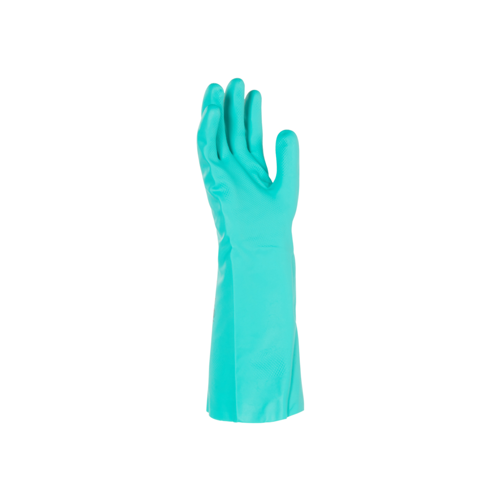 Gants de forme anatomique KleenGuard® G80 résistants aux produits chimiques 94445 - Vert, taille 7, 5 x 12 paires (120 gants) - 94445