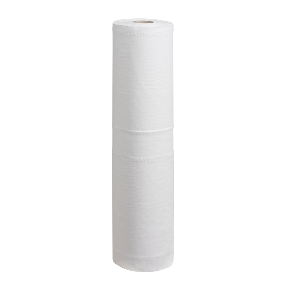 Drap d'examen Scott® Extra (51W) 6003 - 6 rouleaux de 130 formats blancs, 2 épaisseurs - 6003