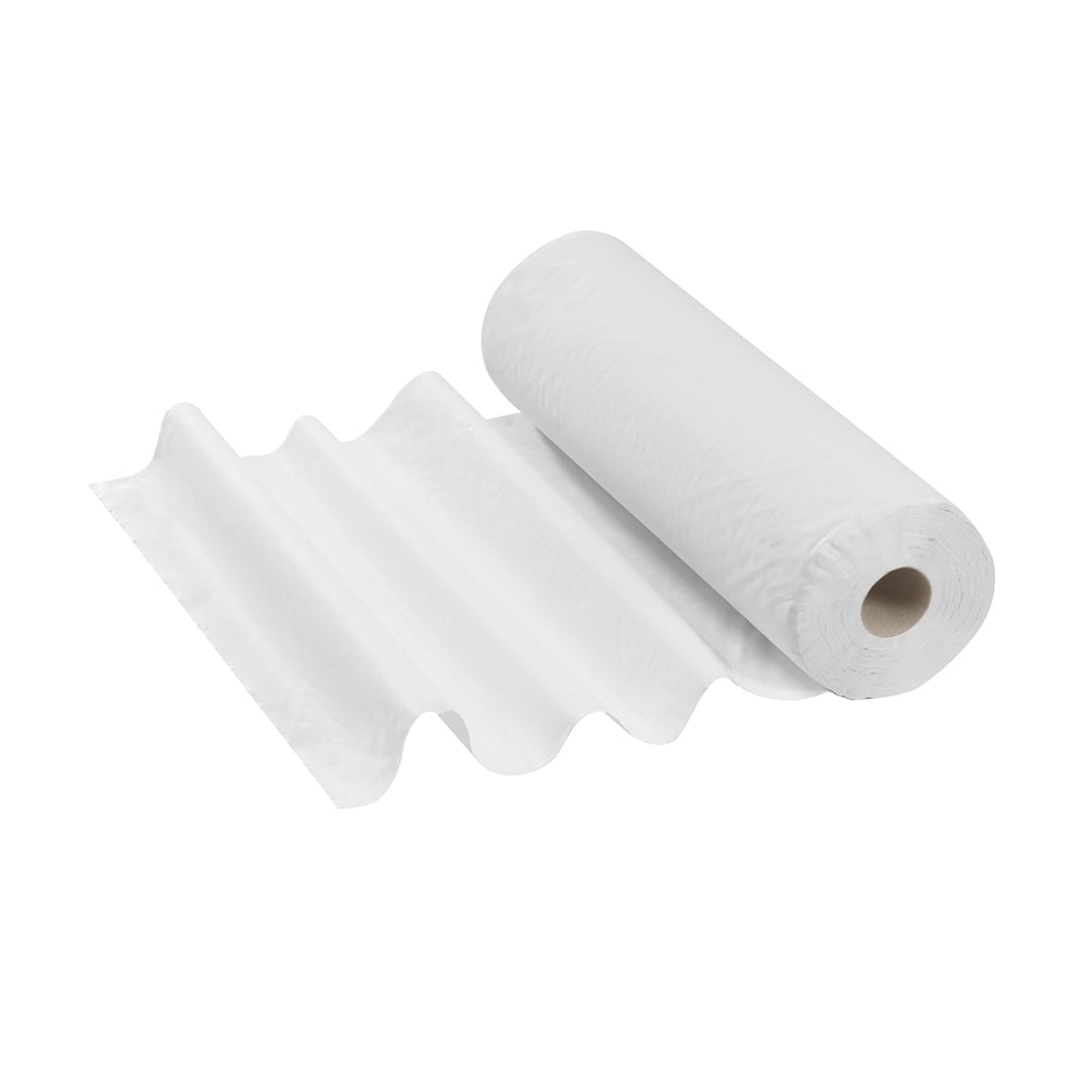 Scott® Essential™ Onderzoeksbankpapier (39 cm) 7160 - 6 rollen x 200 witte, 1-laags doeken - 7160