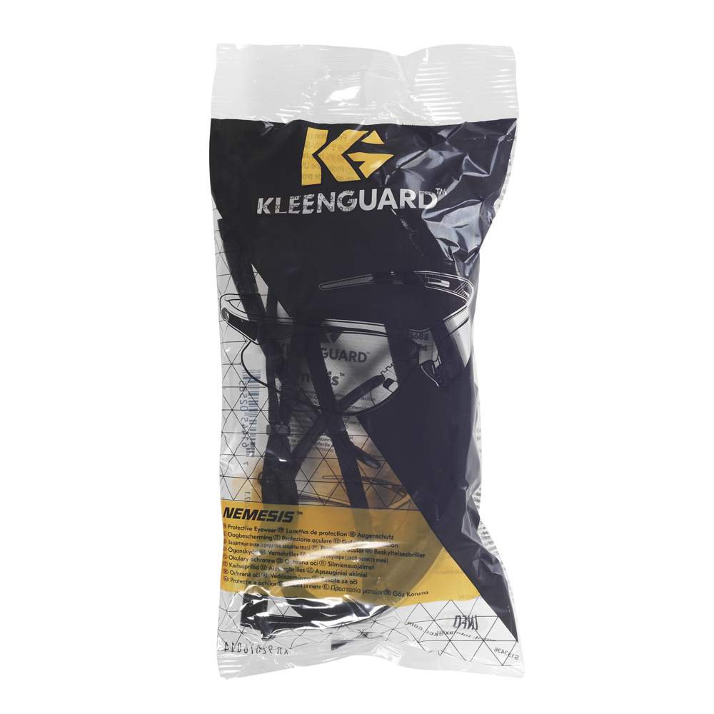 KleenGuard® V30 Nemesis Schutzbrillen mit IR/UV 5-Filter, 25694 – 12 Universalbrillen mit grünen Sichtscheiben pro Packung - 25694