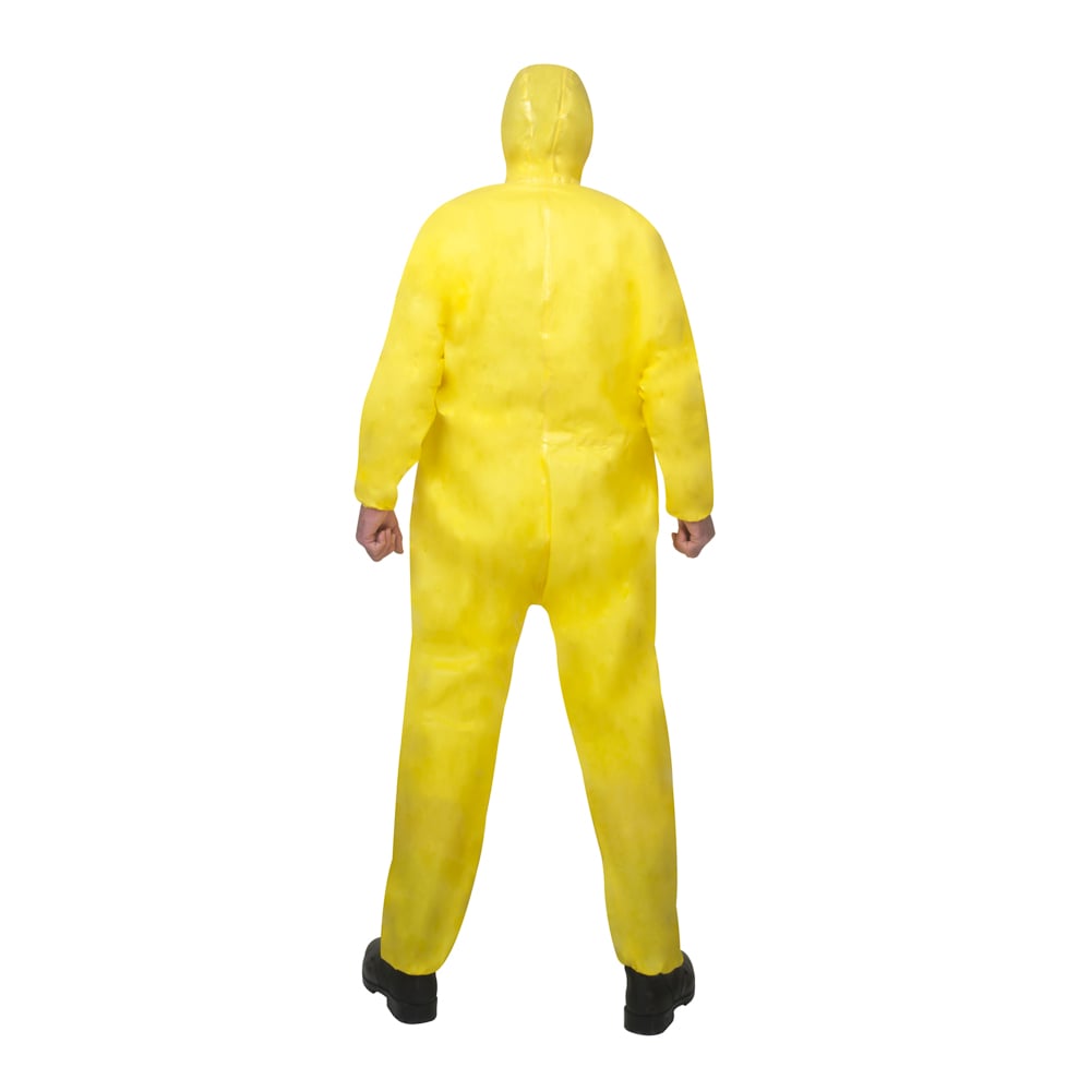 KleenGuard® A71 Chemical Spray Protection Coveralls 96800 - Yellow, 3XL, 1x10 (10 total) - 96800