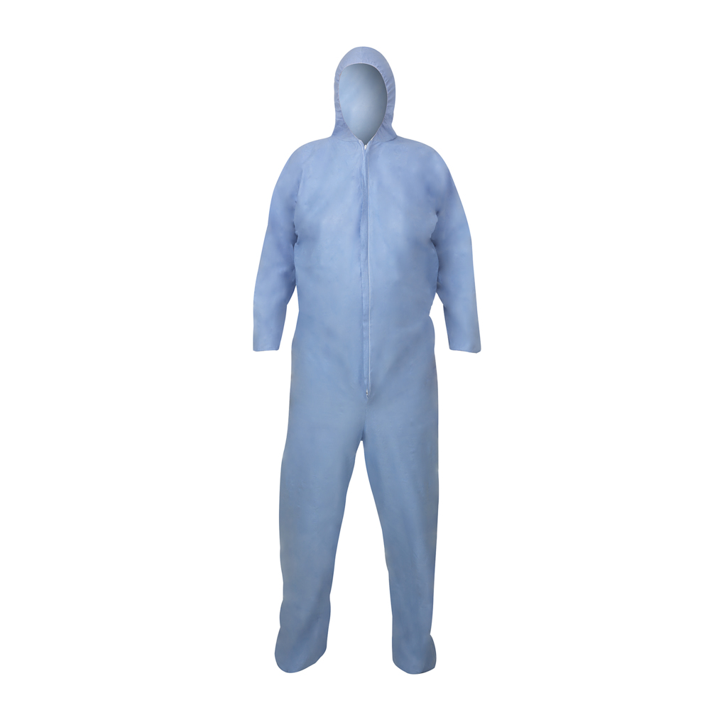 KleenGuard® A65 Flame Retardant Hooded Coveralls 99790 - Blue, 4XL, 1x25 (25 total) - 99790