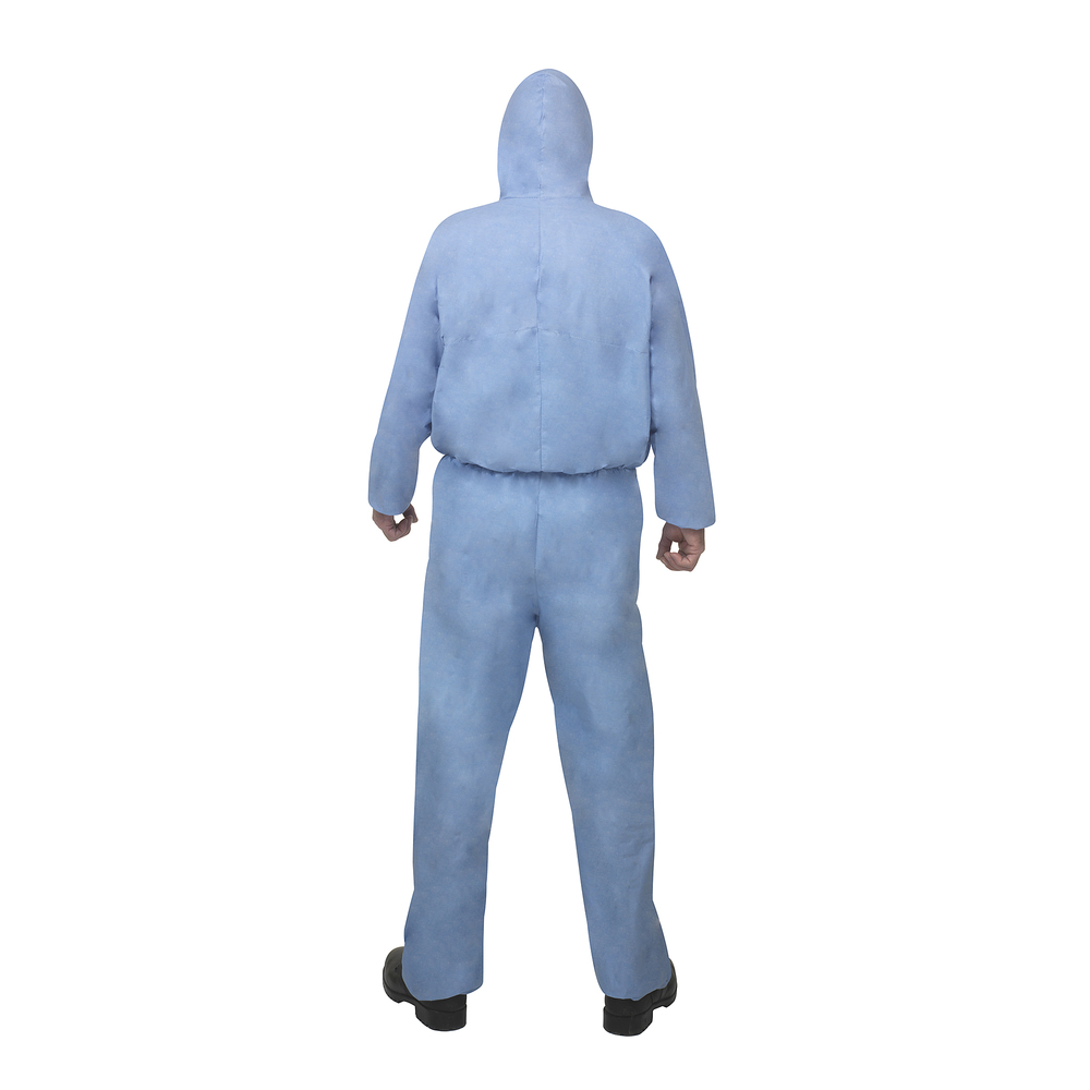 KleenGuard® A65 Flame Retardant Hooded Coveralls 99790 - Blue, 4XL, 1x25 (25 total) - 99790