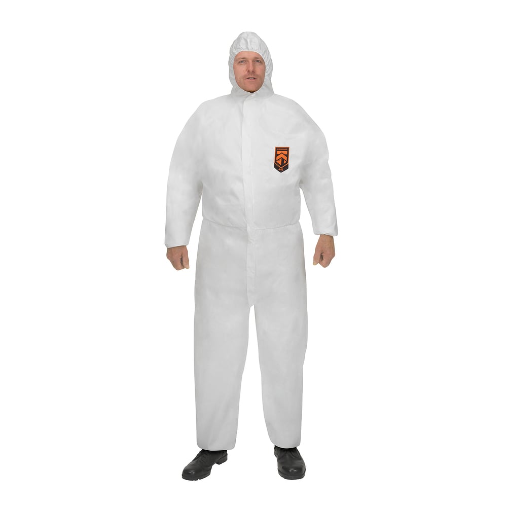 KleenGuard® A45 Breathable Liquid & Particle Protection Hooded Coveralls 99650 - White, S, 1x25 (25 total) - 99650