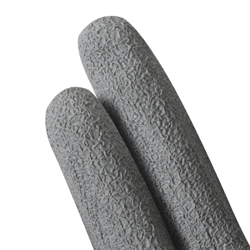 Gants de forme anatomique en latex KleenGuard® G40 97270 - Gris et noir, taille 7, 5 x 12 paires (120 pièces au total) - 97270