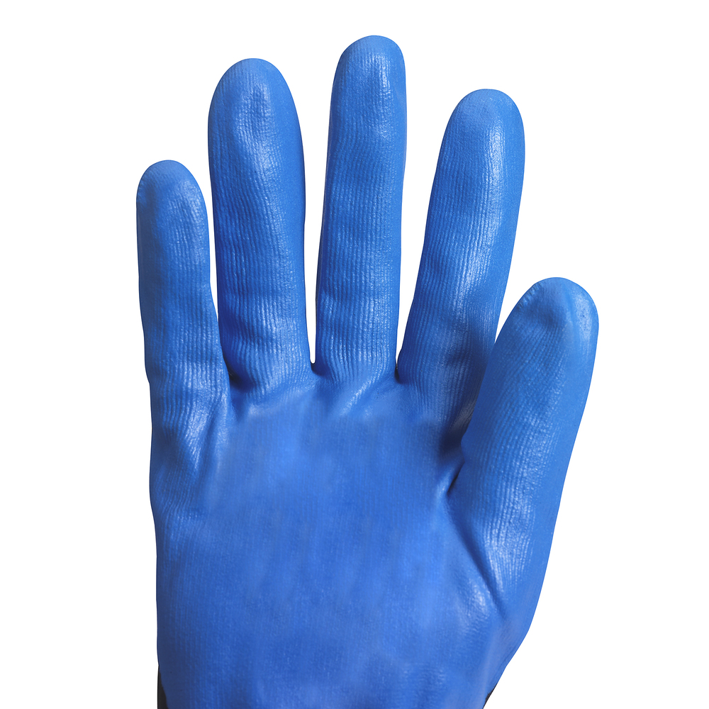 Gants de forme anatomique KleenGuard® G40 Nitrile lisse 13833 - Bleu, taille 7, 5 x 12 paires (120 gants) - 13833