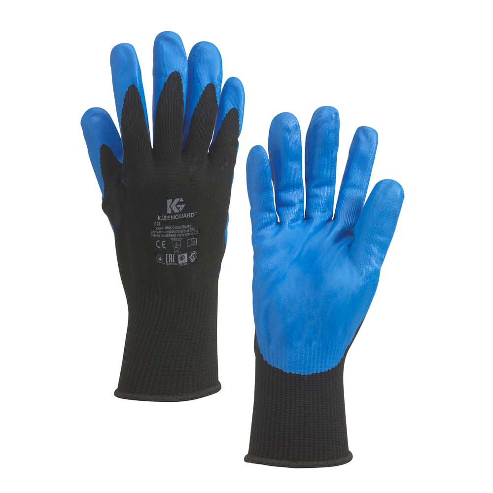 KleenGuard® G40 Gladde Nitril Handspecifieke Handschoenen 13835 - Blauw, 9, 5x12 paar (120 handschoenen) - 13835