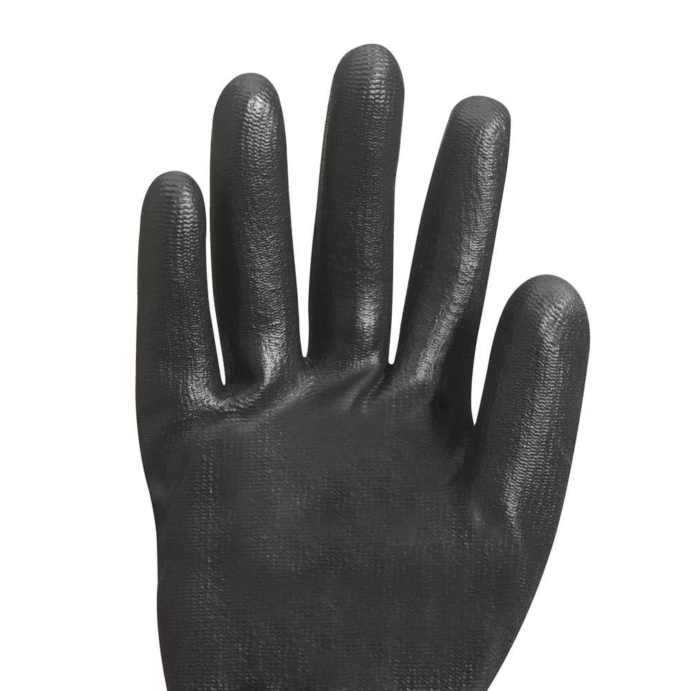 KleenGuard® G40 Polyurethane Coated Hand Specific Gloves 13839 - Black, 9, 5x12 pairs (120 gloves) - 13839