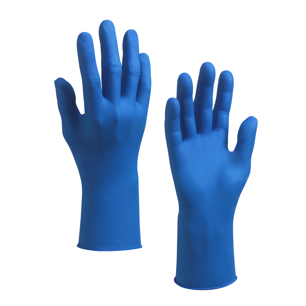 Gants ambidextres KleenGuard® G10 Nitrile 90098 - Bleu, L, 10 x 200 (2 000 gants)