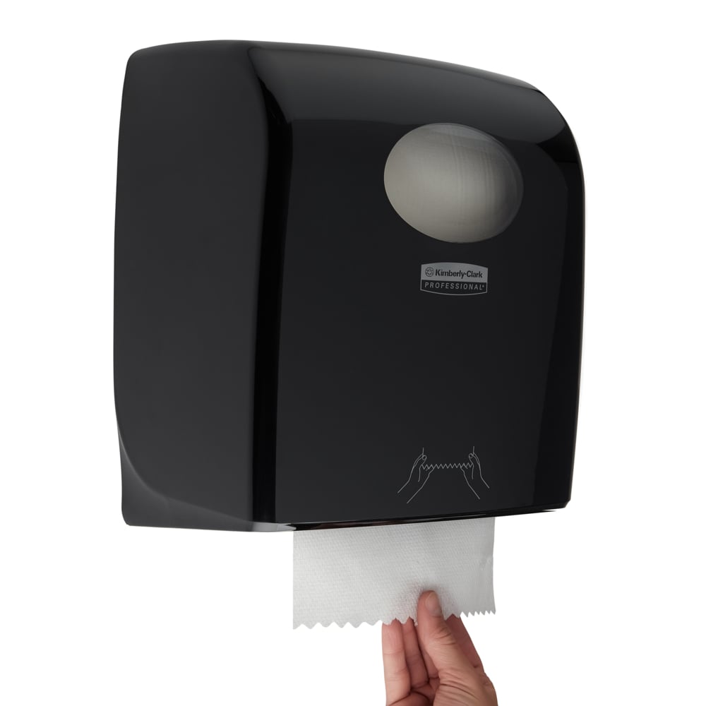 Aquarius™ Rolhanddoek Dispenser 7376 - Zwart. - 7376