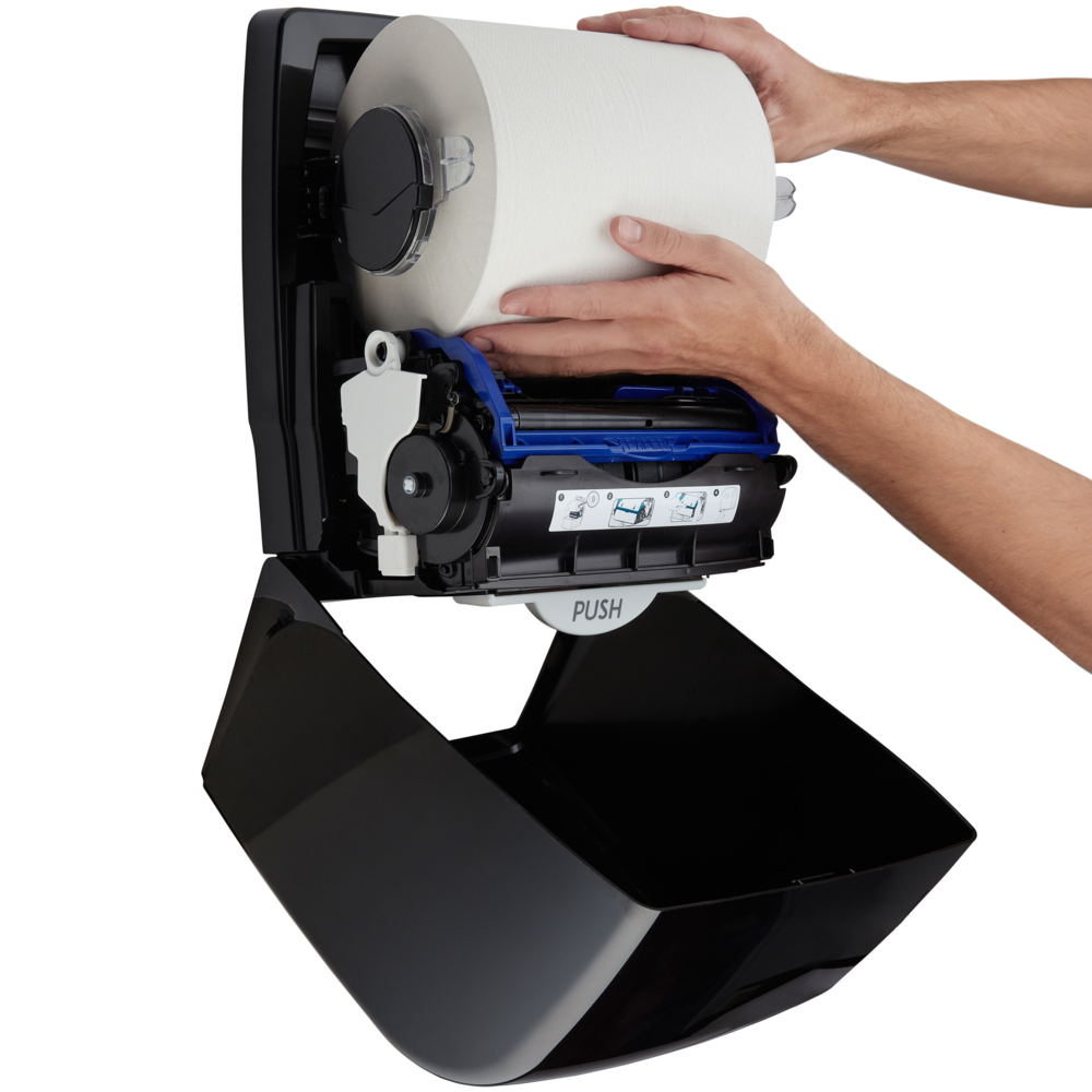 Aquarius™ Rolled Hand Towel Dispenser 7376 - Black - 7376