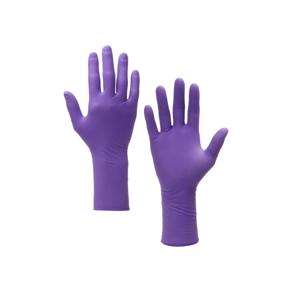 Gants ambidextres Kimtech™ Purple Nitrile™ Xtra™ - 97610, violet, taille XS, 10 x 50 (500 gants) - 97610