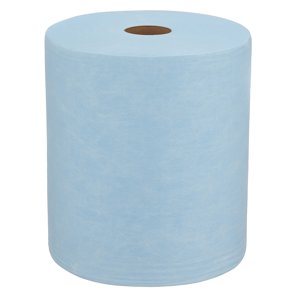 Chiffons en grand rouleau WypAll® X60 8371 - 1 grand rouleau de 500 chiffons bleus, 1 épaisseur - 8371