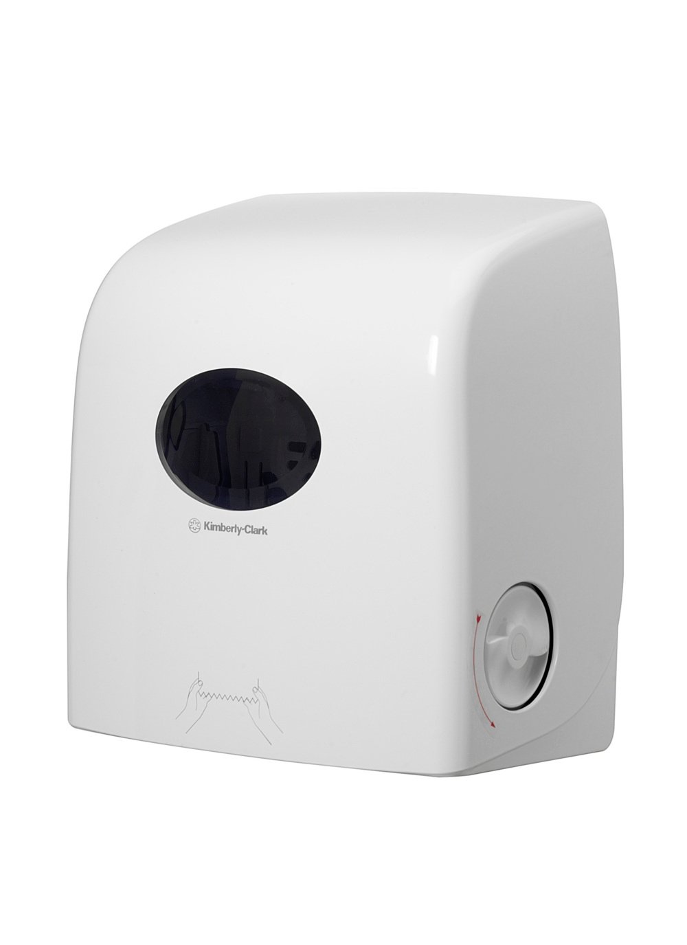 Aquarius™ Slimroll™ Rolled Hand Towel Dispenser 6953 - 1 x White Paper Towel Dispenser - 6953