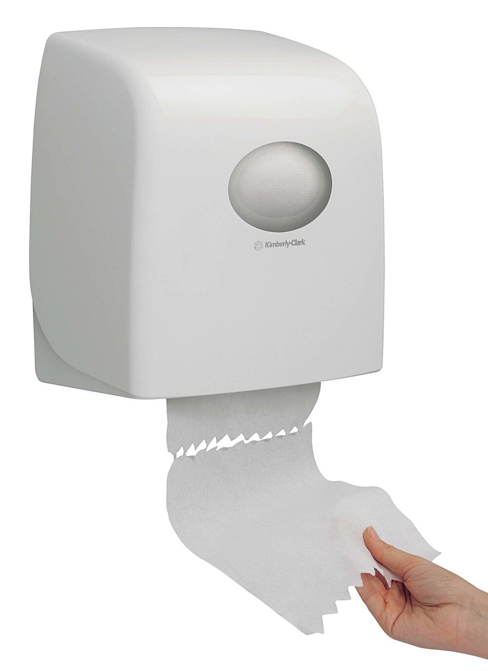 Aquarius™ Slimroll™ Rolled Hand Towel Dispenser 6953 - 1 x White Paper Towel Dispenser - 6953