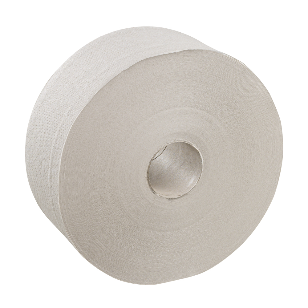 Hostess™ Natura™ Rouleau de papier toilette Jumbo 8002, 6 x 525 m, blanc, 1 épaisseur (3 150 m au total) - 8002